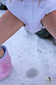 Anne's Wet Diapers in the Snow