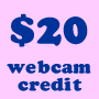 $20 webcam credit