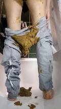 Old Blue Jeans<br />Bulging & Brown