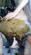 Old Blue Jeans<br />Bulging & Brown