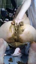 Old Blue Jeans<br />Bulging & Brown