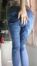 Blue Jeans Pissed & Pooped