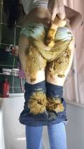 Blue Jeans Pissed & Pooped