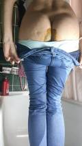 Blue Jeans Pissed & Pooped