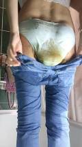 Blue Jeans Pissed & Pooped