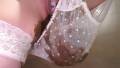 Huge Load In White Panties