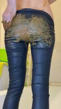 Poopy Black Leggings