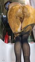 Poopy Pile In Pantyhose