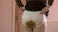 Pippa poops her white panties