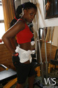 Tiesha Pumps Iron in a Diaper