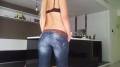 Hot Blonde Jeans Poop